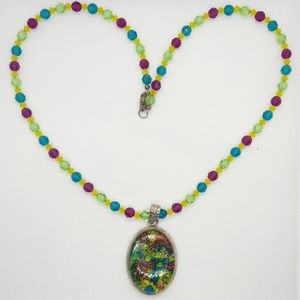 Swarovski "Mardi Gras" Necklace